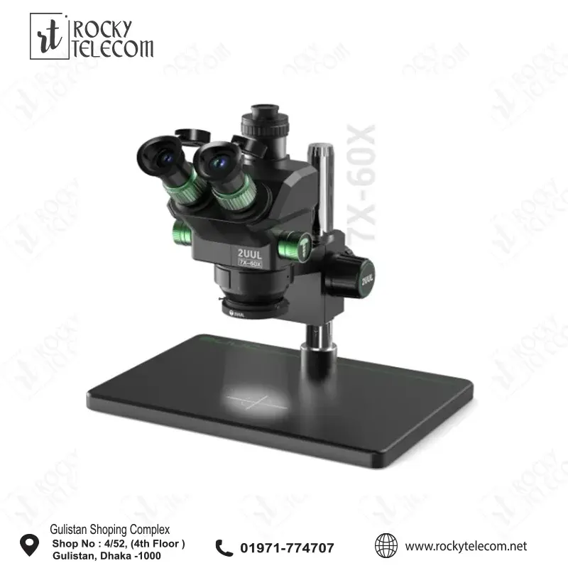 2UUL MC7060-A1 7-60X Trinocular Microscope
