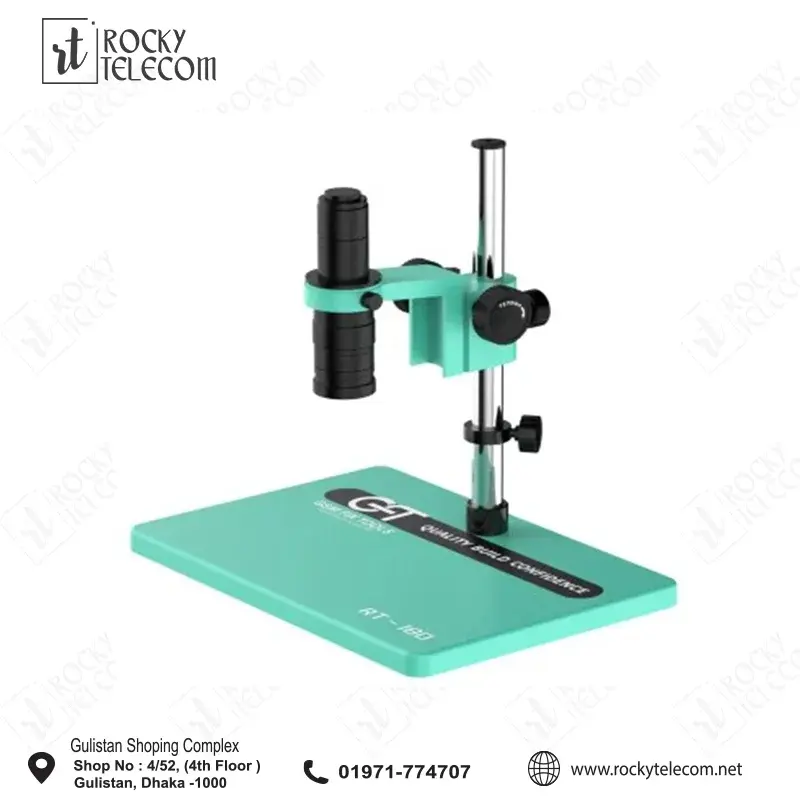DIGITAL CAMERA MICROSCOPE ONLY STAND AND LENS -GSMFIXTOOLS RT-180