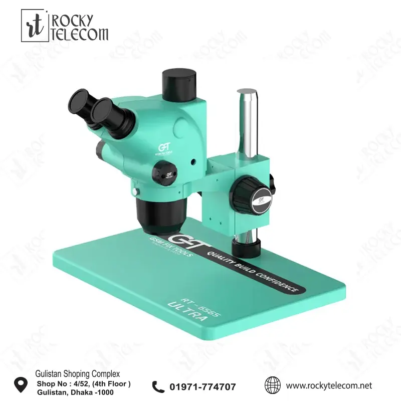GSMFIX Tools RT-6565 ULTRA 6.5-65X Trinocular Microscope