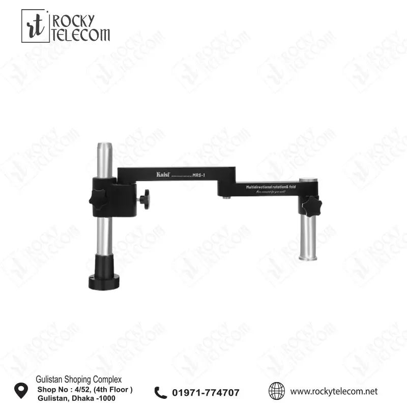 Kaisi Microscope Rotary folding support suitable for stereomicroscope and single Barrel electron Microscope