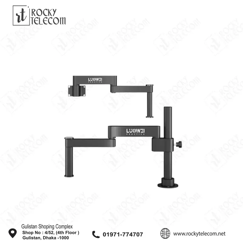 Luowei LW-017 Rotating Microscope Bracket Arm Universal Flexible Folding 360 °Adjustable