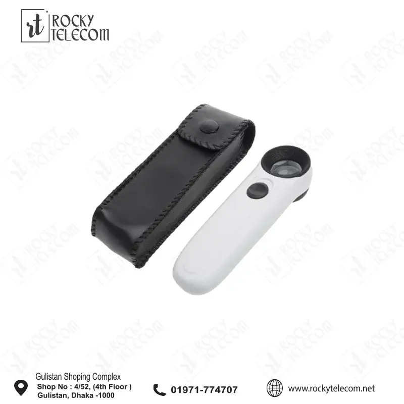 MG6B-1B high-precision LED Lighted 40X LED Handheld Optical Magnifier