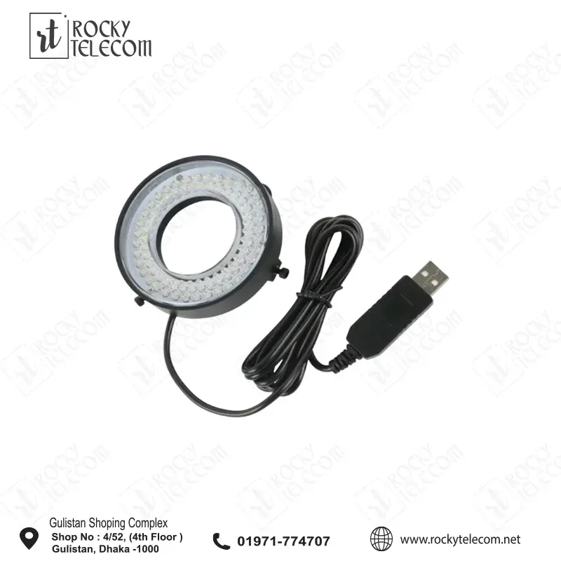 Microscope LED Ring Light Illuminator Lamp