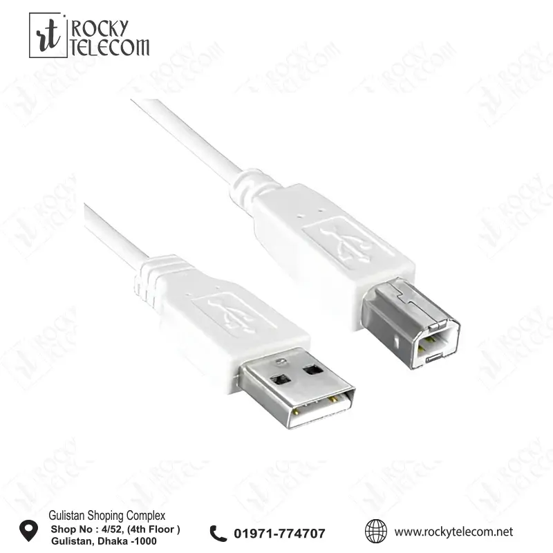 USB A to USB B Cable