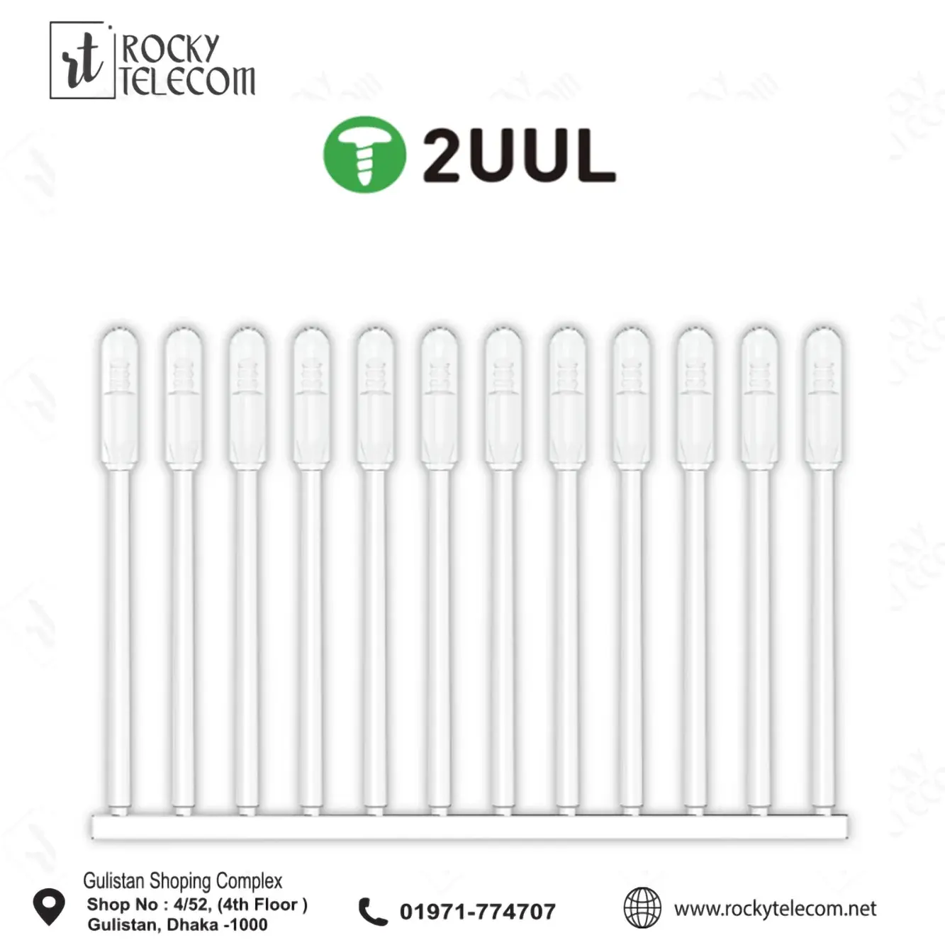 2UUL CL21 Camera Lens Cleaner Synthetic Resin Gel Stick Type 48PCS/Pack