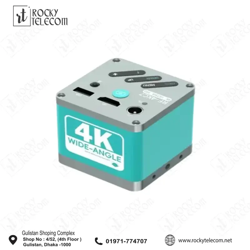 RF4 RF-4KC7 Large-Field 4K HD High-Resolution Adjustable Camera for Trinocular Stereo Microscope