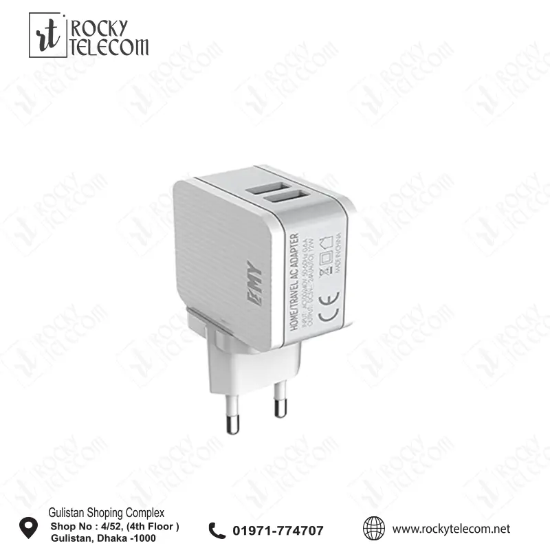 EMY MY-A203 USB WALL CHARGER