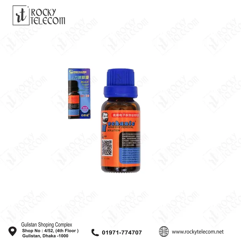 MECHANIC BGA-IC QC-20 SUPER GLUE REMOVER AGENT 20ML