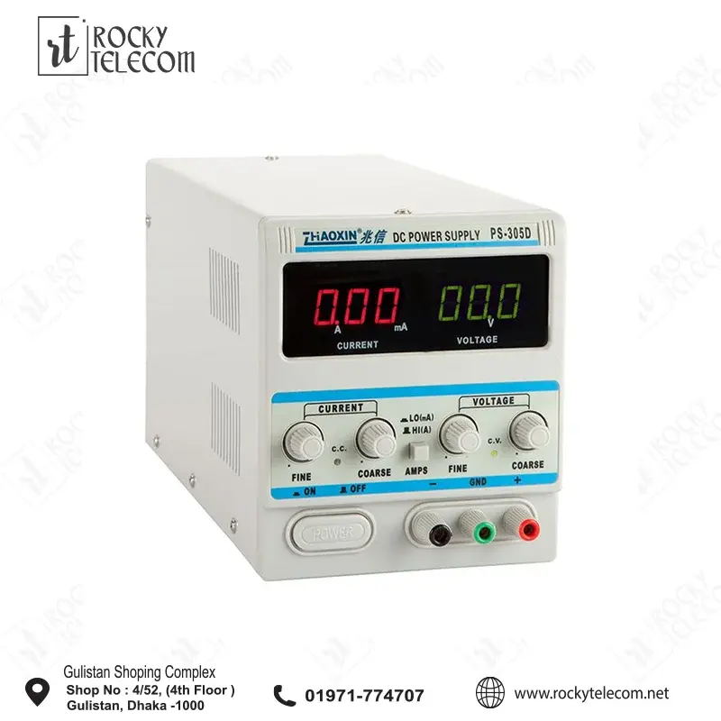 Zhaoxin RXN-305D (0~30V/0~5A) Adjustable Linear DC Power Supply