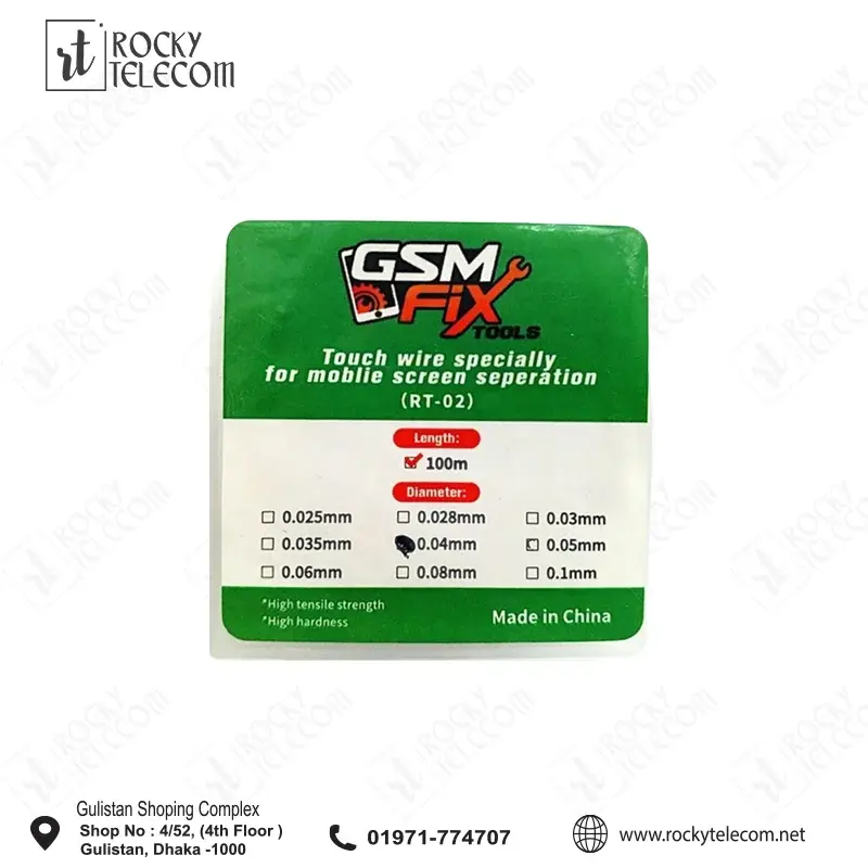 GSM FIX TOOLS TOUCH CUTTING WIRE RT-02 0.04MM