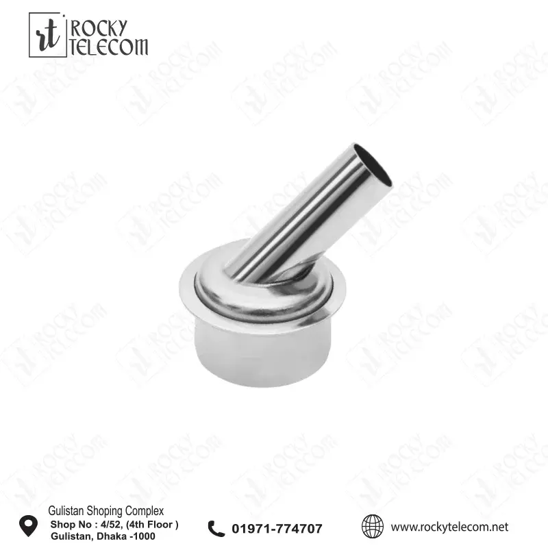 Curved Hot Air Gun Nozzle 45 Degree Bent 5 mm