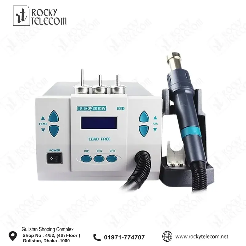 Quick 861DW 1000W Digital Rework Station with LCD Display