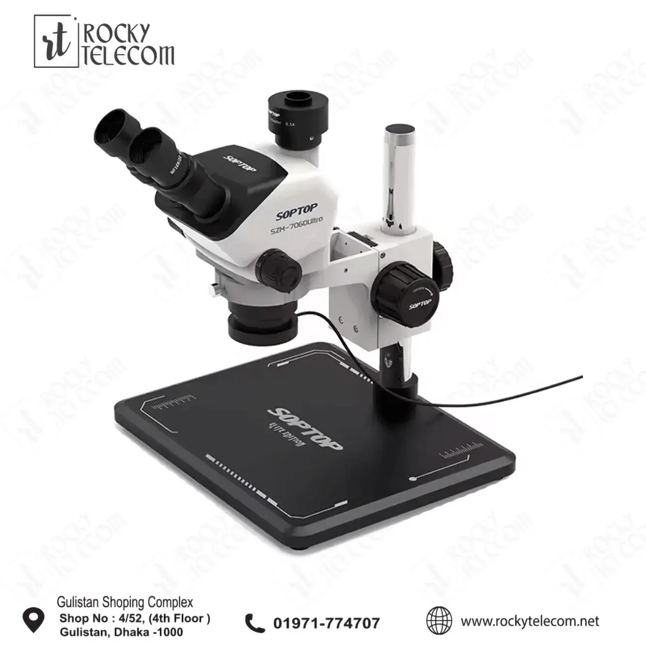 SOPTOP 7060 PRO Trinocular Stereo Microscope