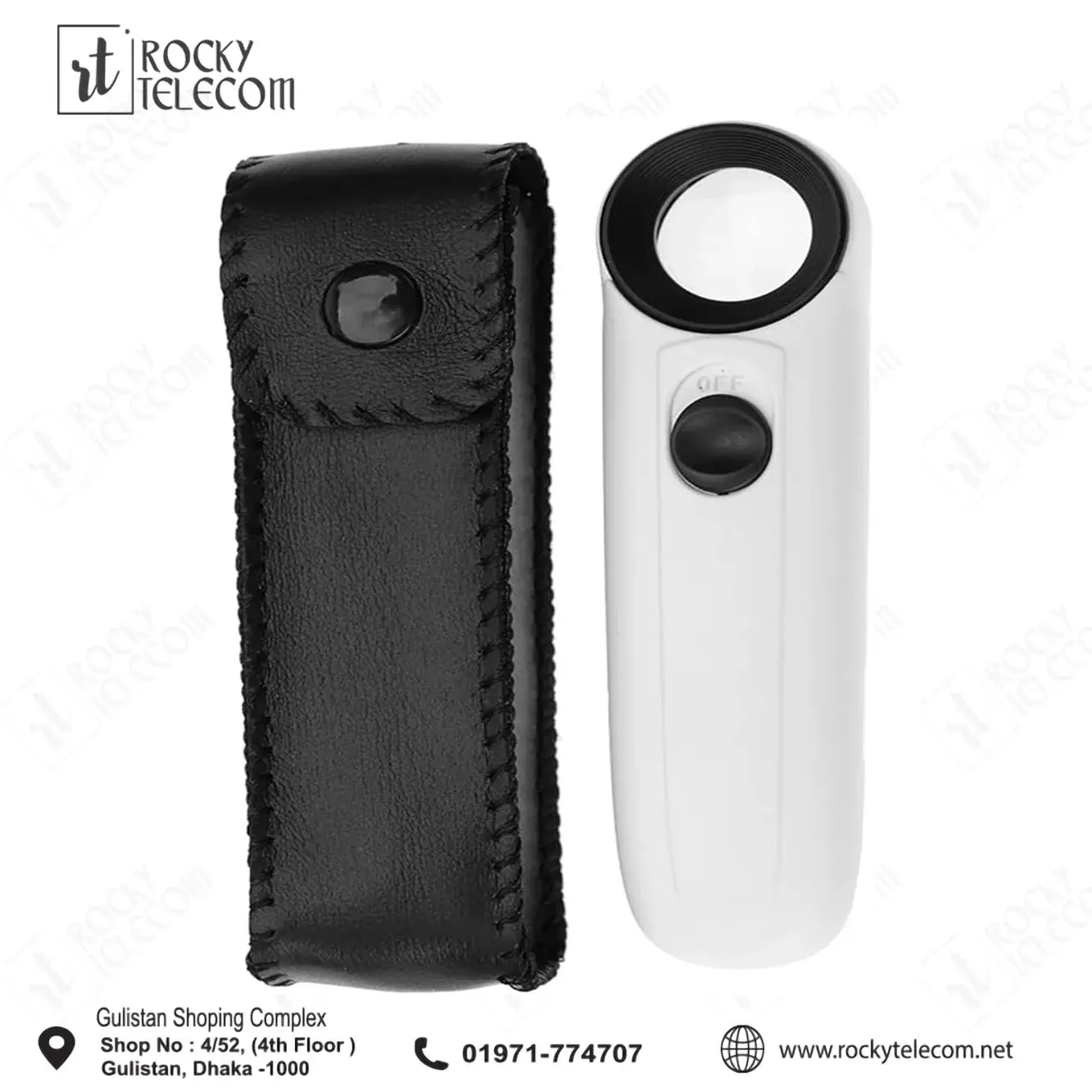 MG6B-1B high-precision LED Lighted 40X LED Handheld Optical Magnifier