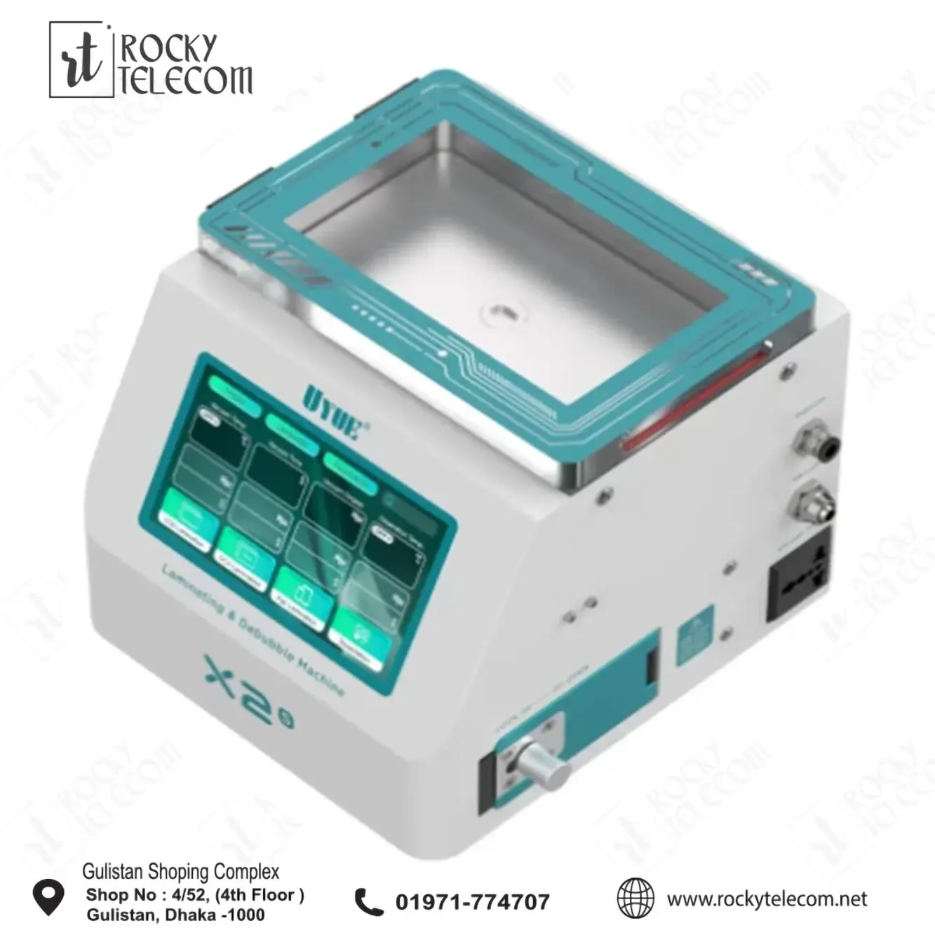 UYUE-X2S 9.5 Inch OCA Laminating Machine Built-in Bubble Removal Defoamer