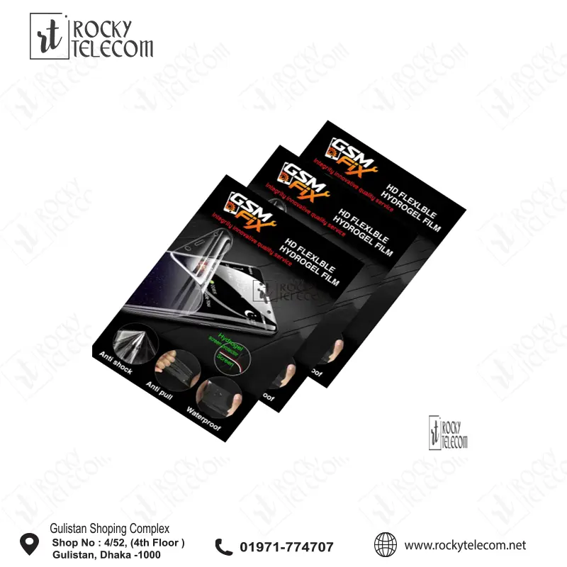 HD Flexible Hydrogel Screen Protector Film