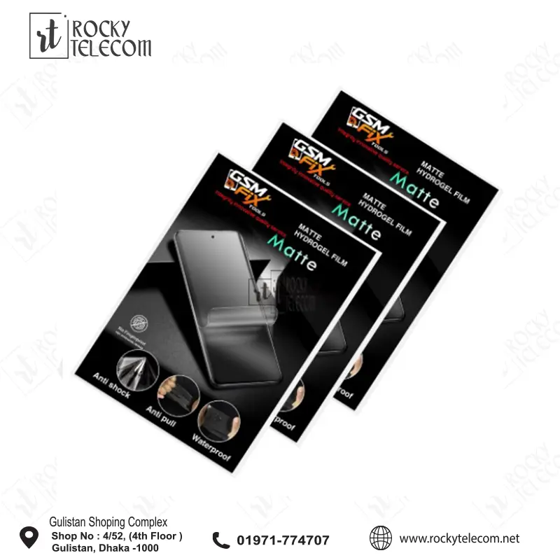 Matte Hydrogel Screen Protector Film