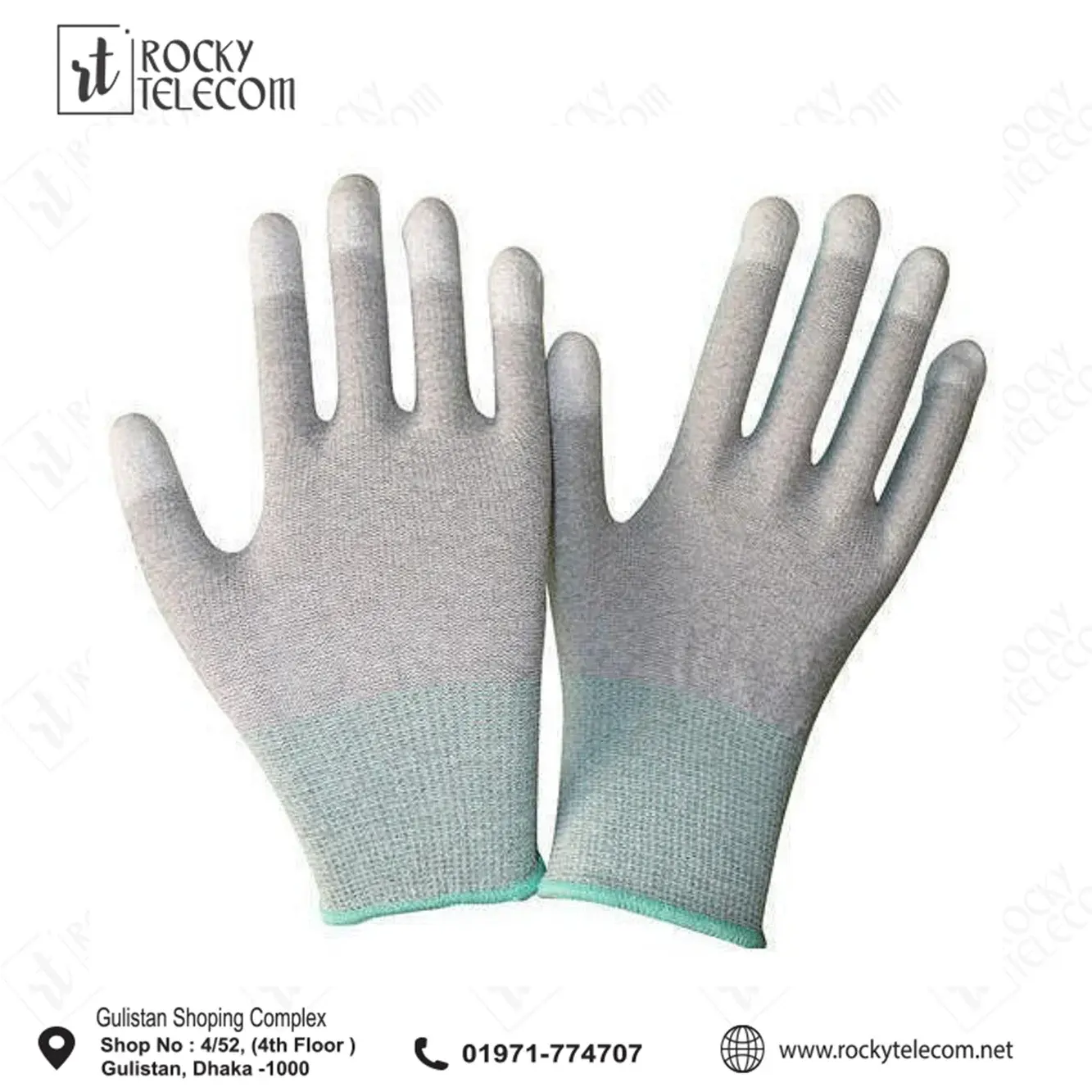 Anti Static Gloves, High Resistance Carbon Fiber Protects Your Hands