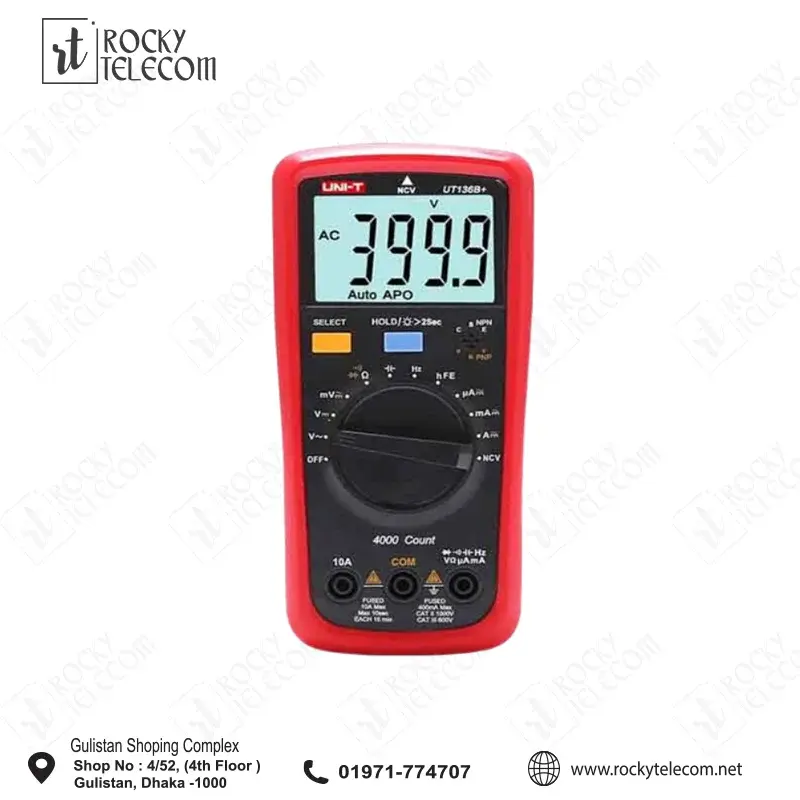 UNI-T Digital Multimeter UT136B+ AC-DC Resistance Frequency Auto Range Meter