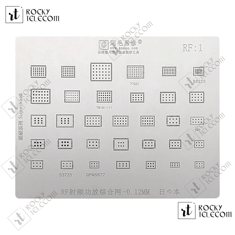Amaoe RF1 Reballing Stencil