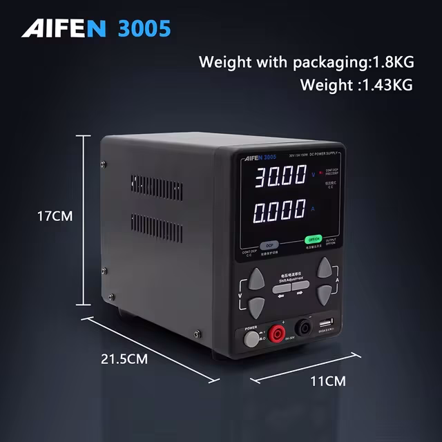 AIFEN 3005 5A 30V 150W Adjustable DC Power Supply