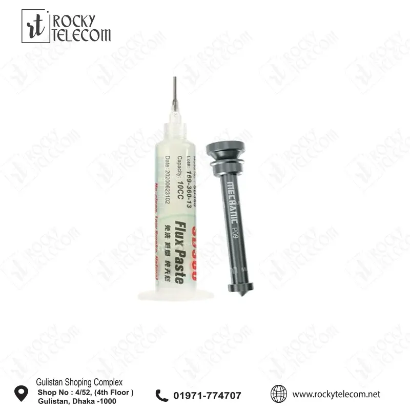 Mechanic SD360 Flux Solder Paste No-clean Transparent Welding Paste Flux With Push Rod for PCB SMD BGA Soldering Tools
