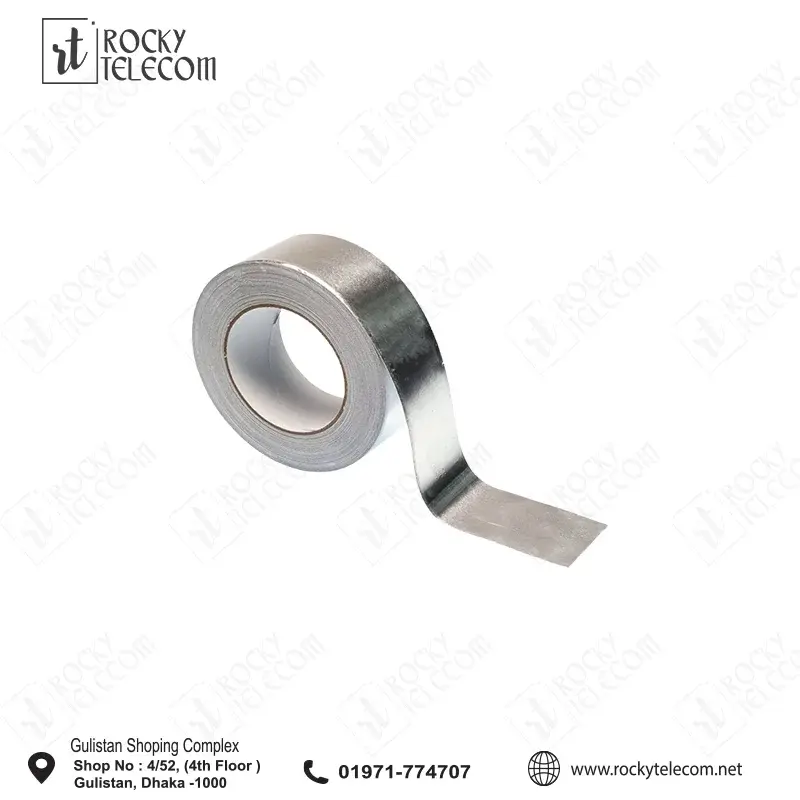 Silver Tape Heat Resistant Fireproof Self Adhesive Aluminum Foil Tape