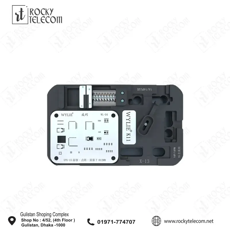 WYLIE K11 Face Lattice Maintenance Fixture | Precision IC Chip Reballing and Repair Holder